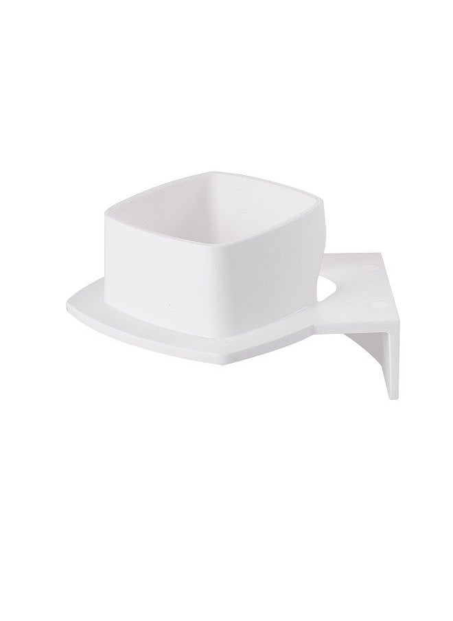 Generic - Wall Mount Bracket Stand Holder for Linksys Velop Tri-band Whole Home WiFi Mesh System, White 2 Pack - Image 1