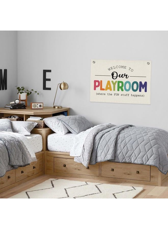 PLKMN 363LH-banner-playroom Canvas Banner - Image 2