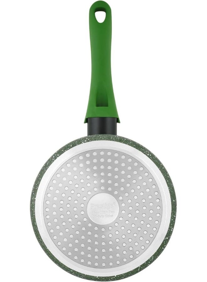 Risoli DR.GREEN-INDUCTION Saucepot 16cm with Glass Lid Eco-Friendly Non-Stick Green Stone Coated Pot Induction-Ready, PFOA-Free Cookware for Healthy Cooking - Image 5