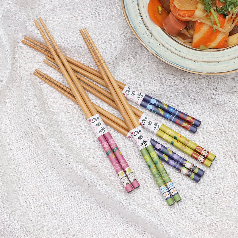 Blue Chopsticks Home Quality Bamboo Chopsticks Creative Gift Chopsticks Japanese Style Fresh Style Pattern Factory - Image 5