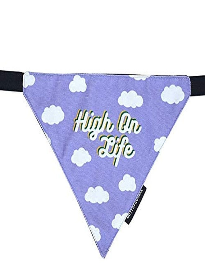 Mutt of Course High on Life Bandana for Dogs - Image 1