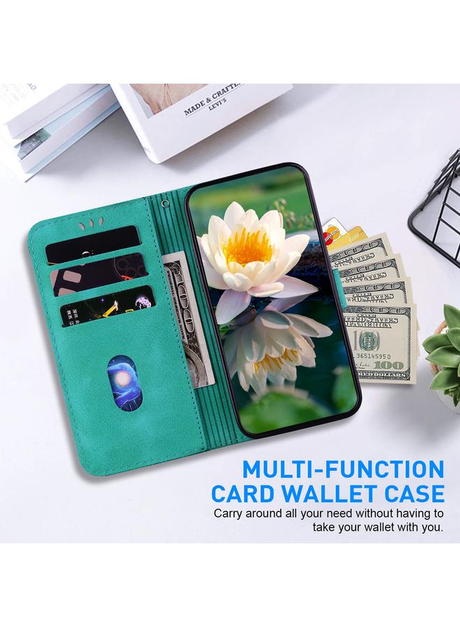 erorex Case For LG K61 Lotus Embossed Leather Phone Case  - Image 4