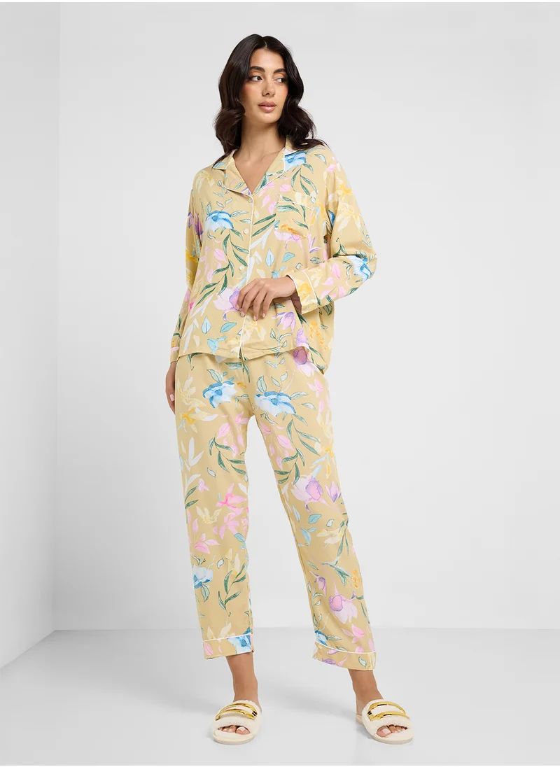 ELLA Floral Print Pyjama Set