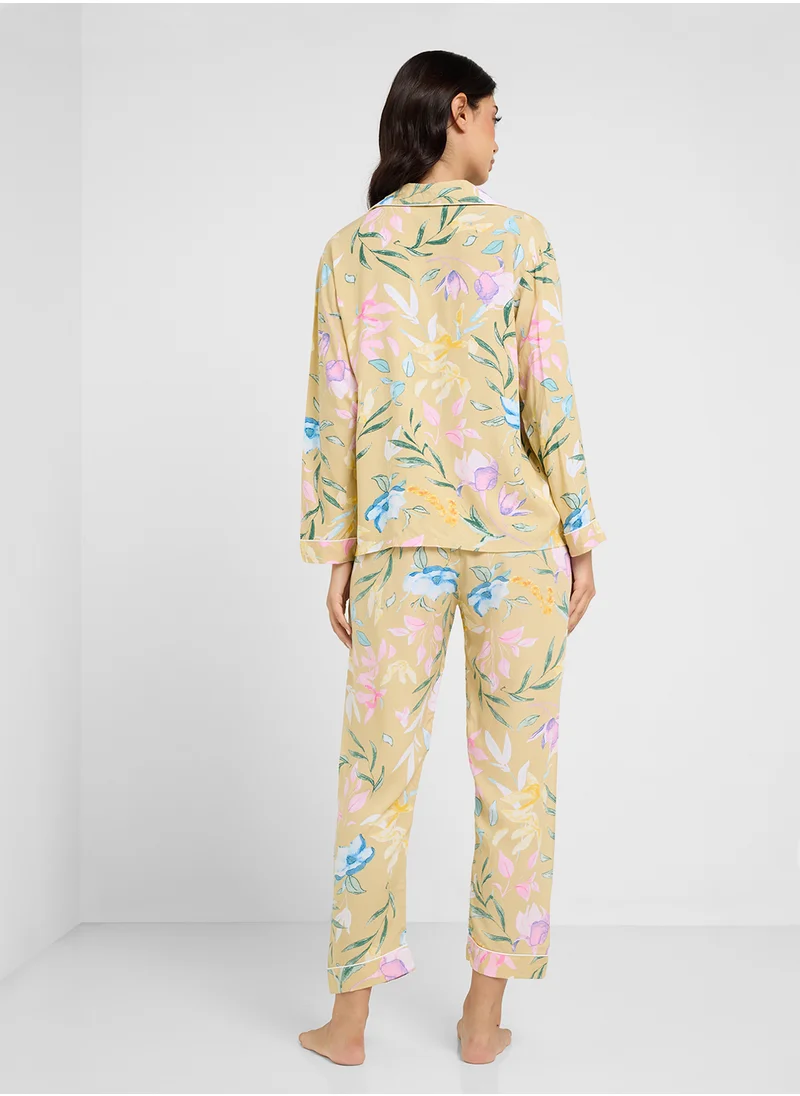 ELLA Floral Print Pyjama Set