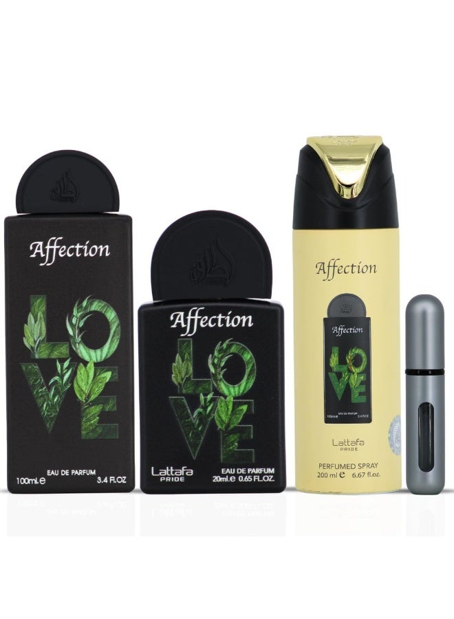 لطافة مجموعة هدايا افيكشان للجنسين من لطافة برايد | مجموعة مكونة من 3 ( عطر 100مل - عطر 20مل - مزيل عرق 200مل ) - Image 2