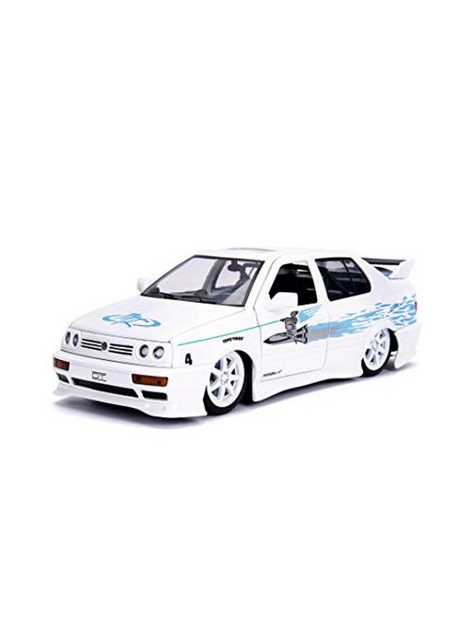 Jada Toys سيارة داي كاست فولكس فاجن جيتا من فاست آند فيوريوس 1:24 جيسي، ألعاب للأطفال والبالغين، بيضاء (99591W) - Image 1