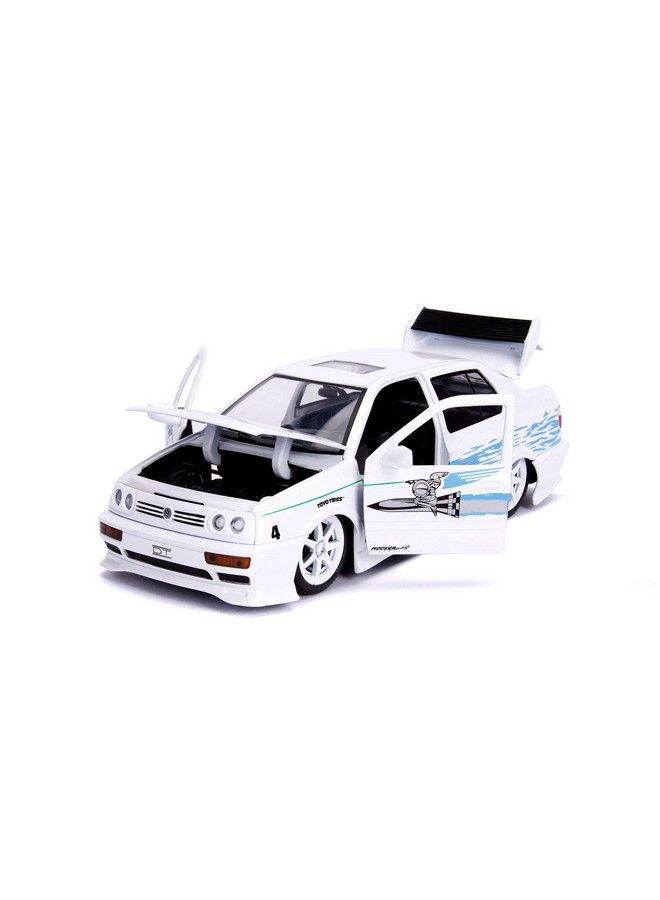 Jada Toys سيارة داي كاست فولكس فاجن جيتا من فاست آند فيوريوس 1:24 جيسي، ألعاب للأطفال والبالغين، بيضاء (99591W) - Image 3