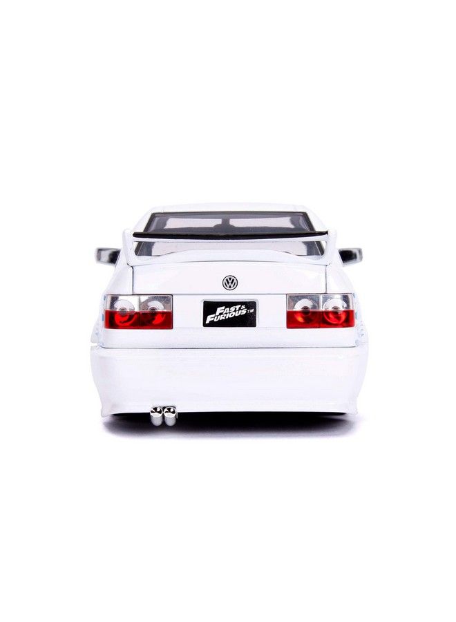 Jada Toys سيارة داي كاست فولكس فاجن جيتا من فاست آند فيوريوس 1:24 جيسي، ألعاب للأطفال والبالغين، بيضاء (99591W) - Image 4