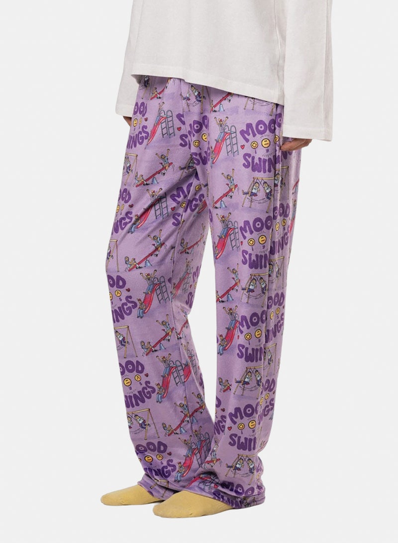 In Your Shoe Mood Swings Fluffy Pyjama Pants - Image 1
