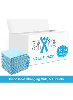 Disposable Changing Mats, 50 Counts, Soft Waterproof Mat, Portable Leak Proof Changing Mat, New Mom Leak-Proof Under pad, Mattress Table Protector Pad - pzsku/ZF15B0B01672BD91972CFZ/45/_/1689076577/d47699bd-3457-4eae-819b-412035a41952