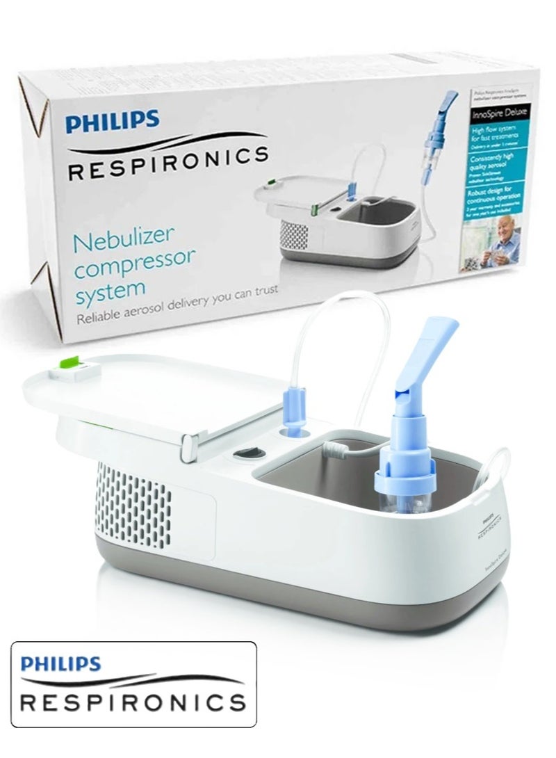 Philips Aerofamily Respironics InnoSpire Deluxe Compressor Sidestream Disposable Nebulizer - Image 1