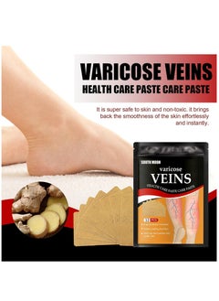 SOUTH MOON 12 Pieces Varicose Veins Patches Relief Phlebitis Angiitis 100% Natural Ingredients Added Eliminate the Appearance of Varicose Veins Vein Inflammation Treatment For Men & Women  - Image 4