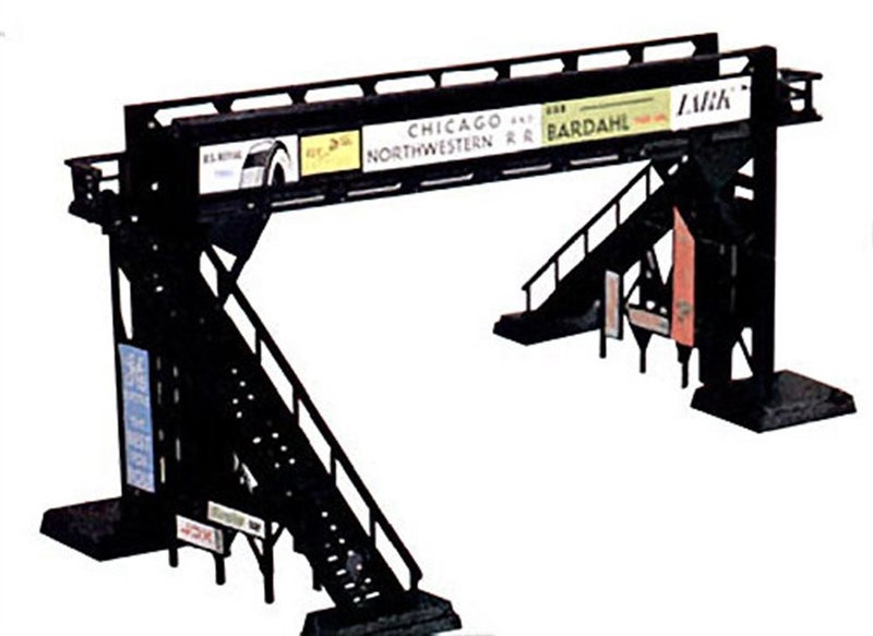 Bachmann Trains PLASTICVILLE USA BUILDINGS CLASSIC KITS PEDESTRIAN BRIDGE HO Scale Medium - Image 2