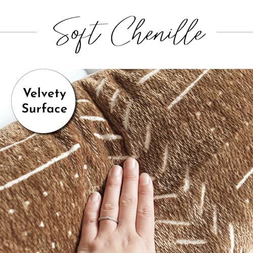 BlissBlush Fall Brown Decorative Lumbar Throw Pillow Covers 12X20, Set of 2, Boho Farmhouse Cushion Cover, Soft Accent Pillowcase for Couch Sofa Bed Living Room Home Décor - Image 3