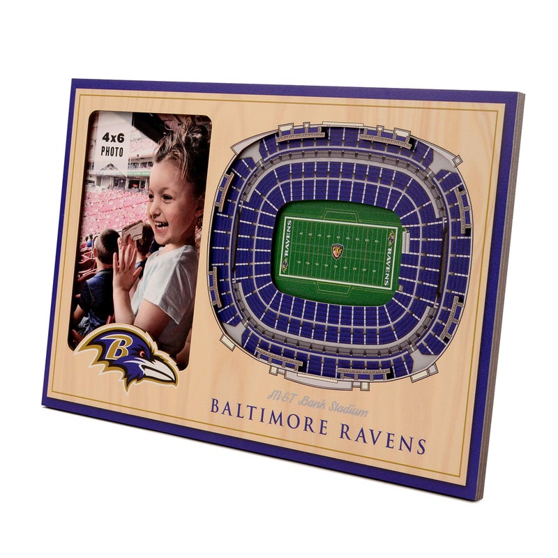YouTheFan NFL Baltimore Ravens 3D StadiumViews Picture Frame - Image 1
