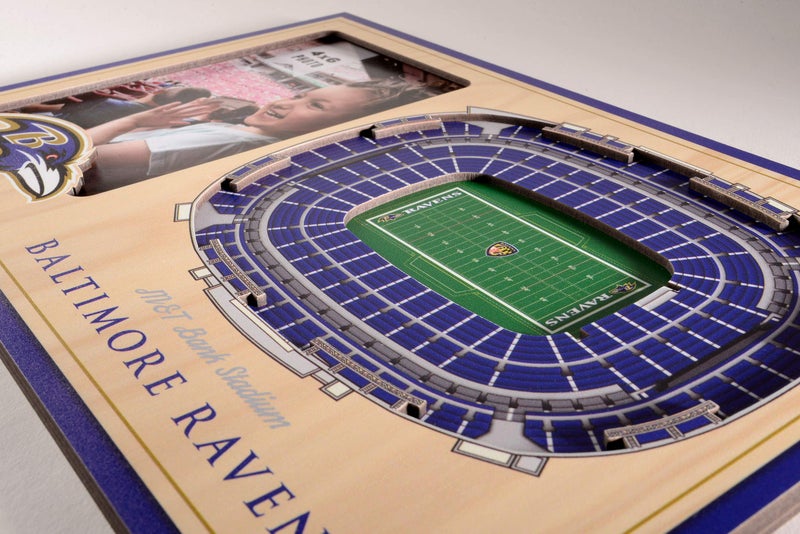 YouTheFan NFL Baltimore Ravens 3D StadiumViews Picture Frame - Image 3