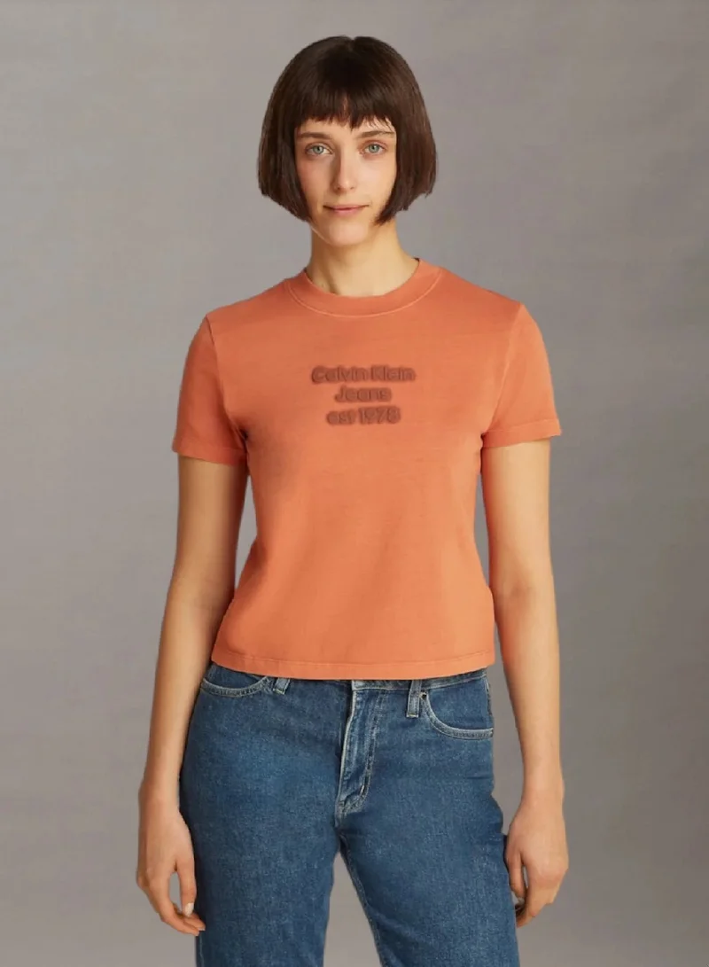 Calvin Klein Jeans Slim Washed Logo T-shirt