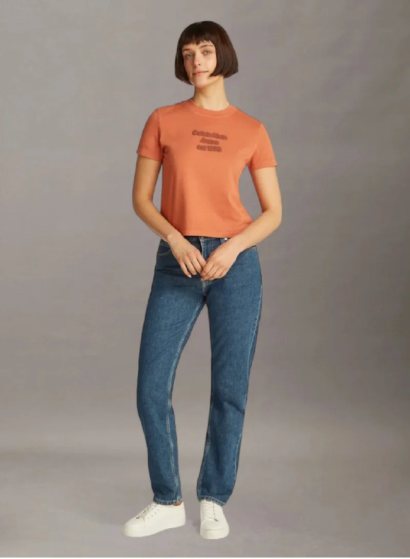 Calvin Klein Jeans Slim Washed Logo T-shirt