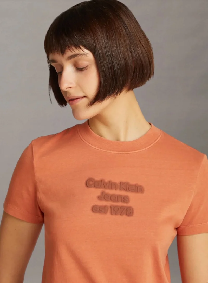 Calvin Klein Jeans Slim Washed Logo T-shirt