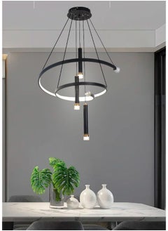 Best Power Modern Acrylic LED Chandelier Light 6942 with 3 Lighting Levels & 100cm Adjustable Length – Elegant Pendant Light for Living Room, Dining Room, Bedroom  - Image 1