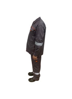 POWER Power European Jacket and Pant Suit Workwear | Durable Workwear for Professional and Industrial Use | Grey | Size-2XL  - Image 3