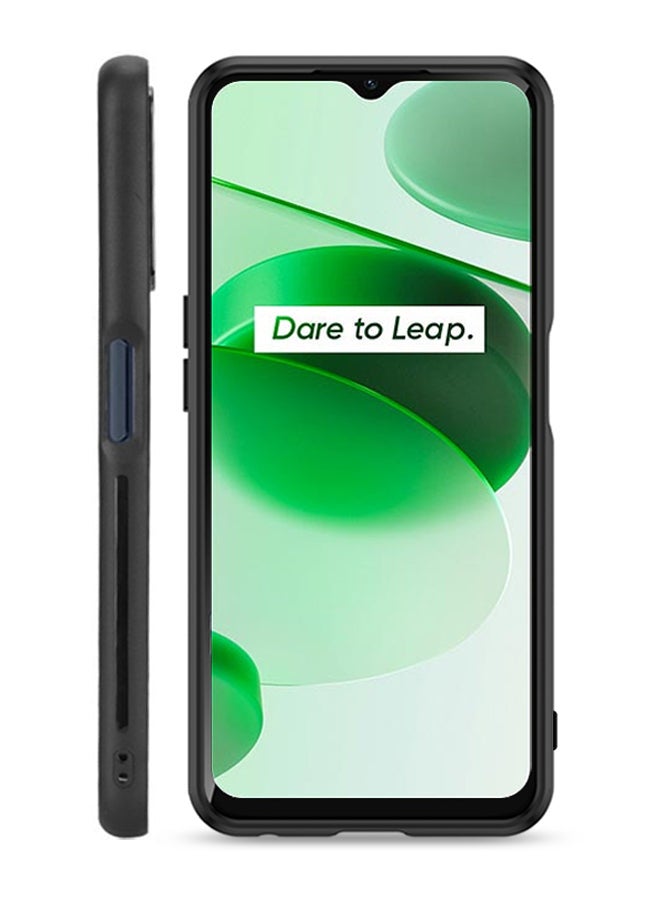 Tolwak Realme C35 Protective Case Cover Hearts Doodle - Image 3