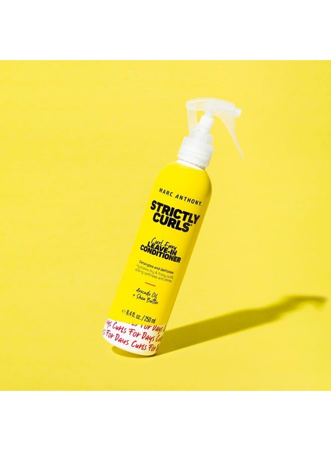MARC ANTHONY Leave-In Conditioner, Strictly Curls - Shea Butter, Vitamin E & Avocado Oil Softens & Defines Coarse Curls - Sulfate-Free Anti-Frizz Styling Product For Curly, & Wavy Hair - Image 4