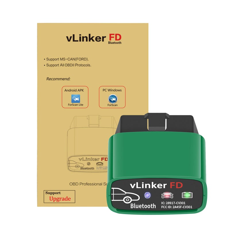 Vgate vLinker FD Bluetooth30 OBD2 Scanner for FORScan Fixed Diagnostic Tool Car Code Reader for Android  Windows