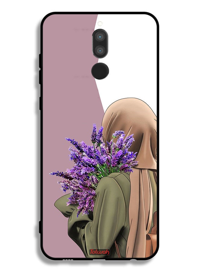 Tolwak Huawei Mate 10 Lite Protective Case Cover Holding Flower - Image 2