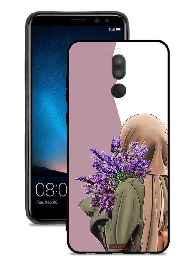 Tolwak Huawei Mate 10 Lite Protective Case Cover Holding Flower - Image 1