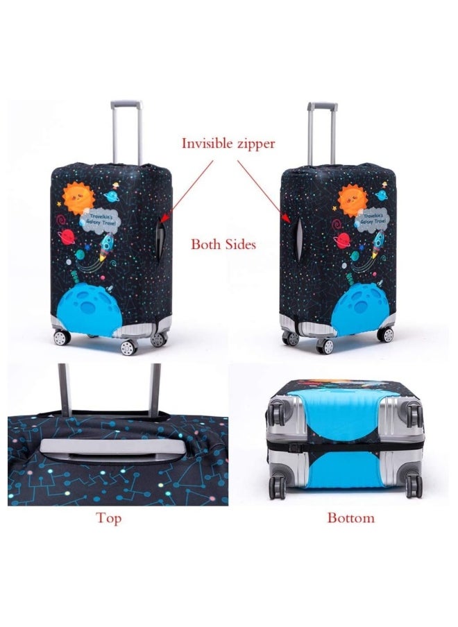 Generic Luggage Cover, Water-Washable Suitcase Cover, Spandex Elastic Anti Scratch Luggage Protective Covers for 18-32 Inch Trolley Case for Business Trip School Daily Using (L)  - Image 3