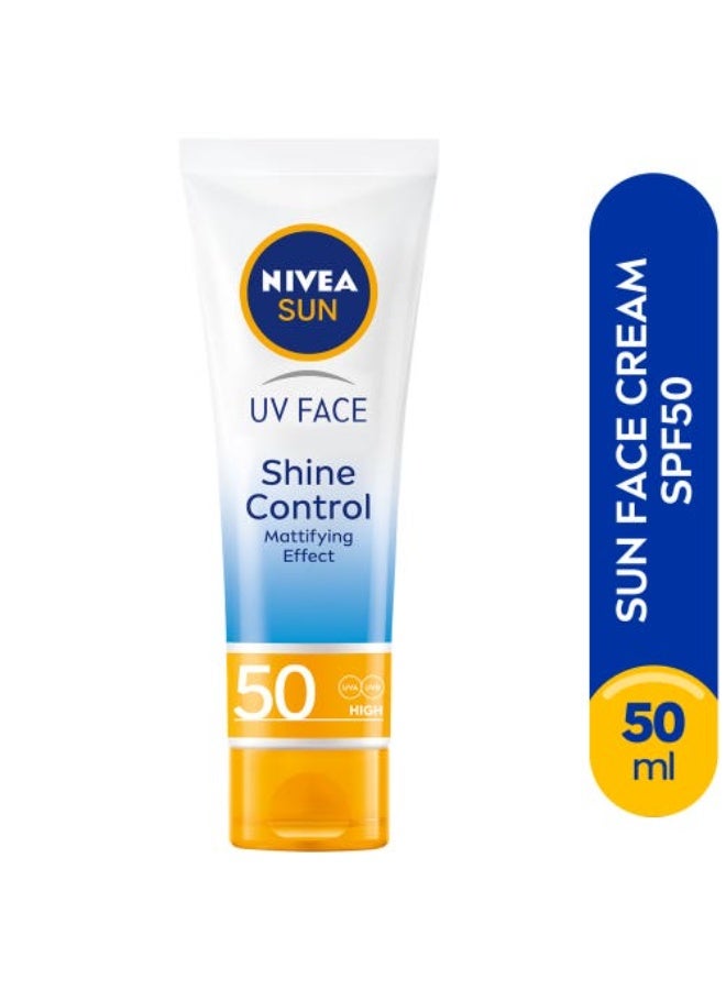 نيفيا واقي شمس للتحكم باللمعان 50 مل - SPF 50 - Image 1