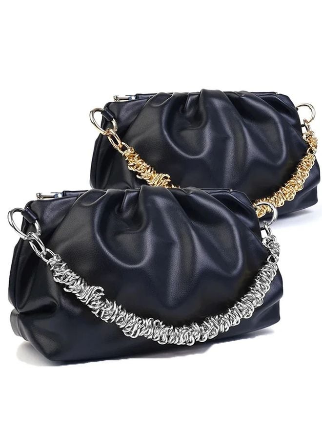 Elegant Silvery Metal Bag Chains Replacement Purse Handles And Shoulder Straps - Image 1