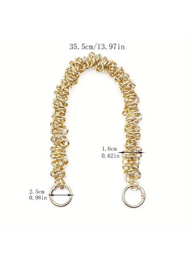Elegant Silvery Metal Bag Chains Replacement Purse Handles And Shoulder Straps - Image 4