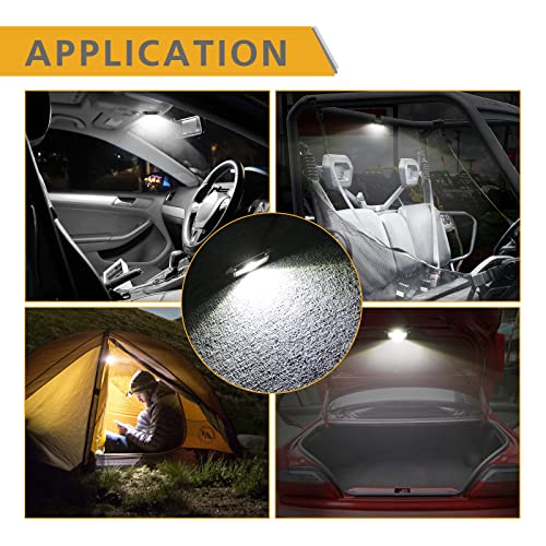 Rfroad Lighting UTV LED Dome Light 12V with Switch, Rfroad Lighting Universal Roll Bar Mount LED White Light Interior Dome Light for UTV ATV Polaris RZR Can Am Car Golf Cart - Image 4