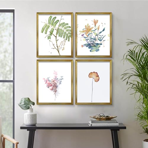 BESCRCL 16x20 Picture Frame Gold, Frames for Wall Display, Rustic Vintage Photo Frame with Shatterproof Crystal Acrylic, 4 Pack - Image 3