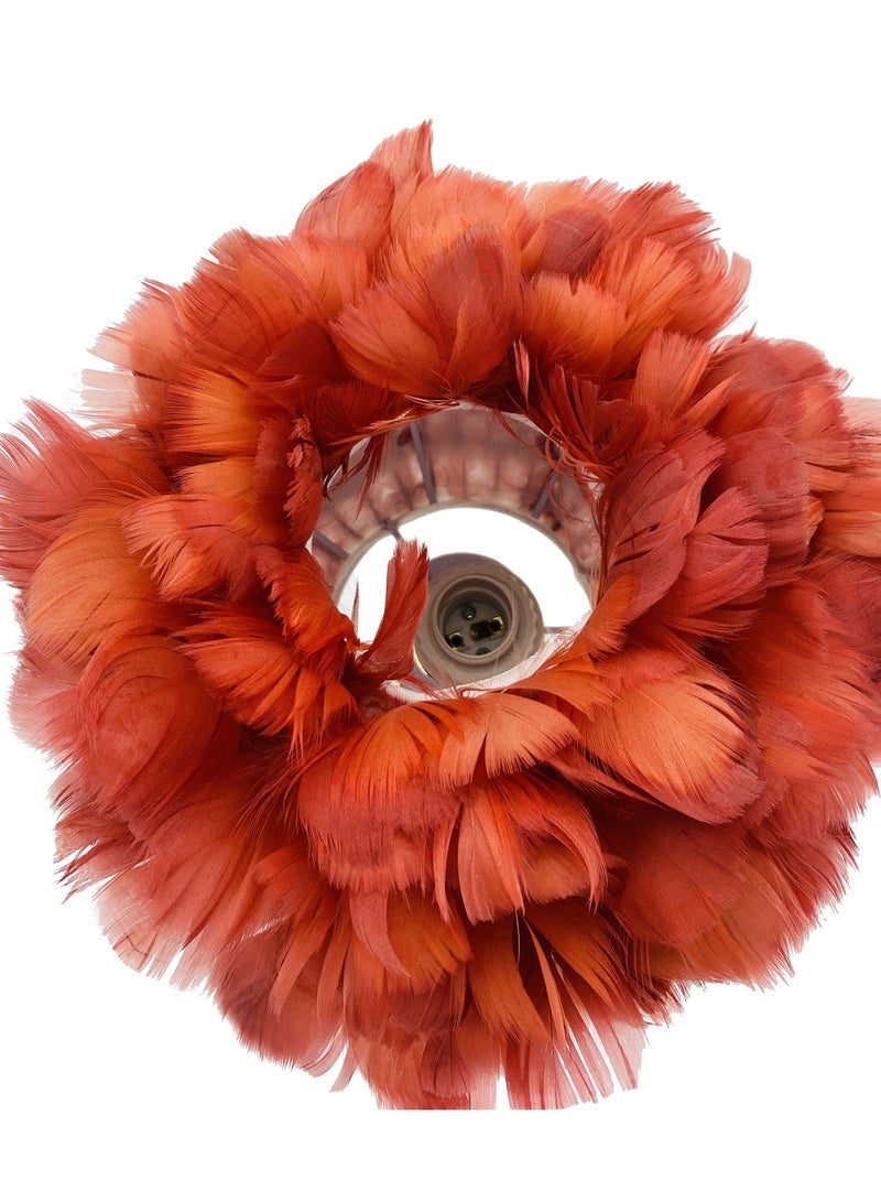 سکیلو مصباح سرير LED عصري على شكل ريشة - ضوء ليلي ناعم بزهرة الهندباء بثلاثة ألوان | مصباح طاولة مزخرف لغرفة النوم، أو الدراسة، أو الهدايا (30×47 سم، موديل LIT-01) - Image 5