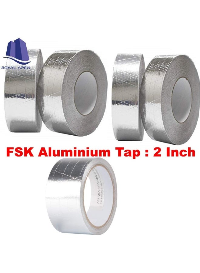Royal Apex Multi-Purpose Strong Aluminium Foil Adhesive Insulation Tape For Roof Leak Surface Crack Window Sill Gap Pipe Rupture Boat Sealing Etc‚  - Image 2