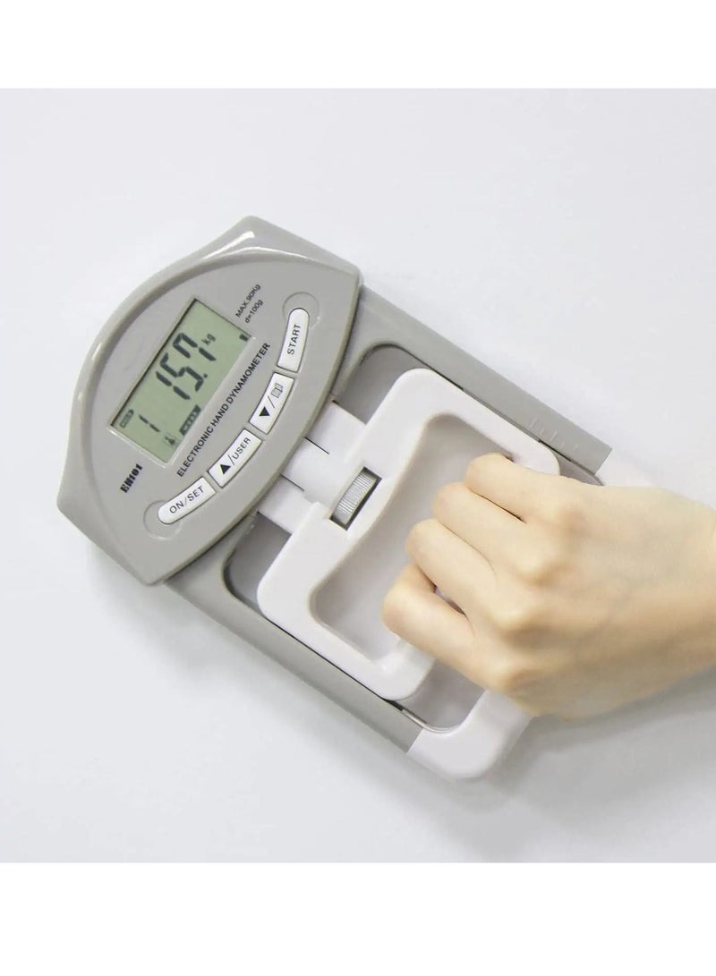 Y&D Digital Hand Dynamometer, Grip Strength Measurement Electronic Strengtheners 198 Lbs with 19 Sets of Individual Records, Gripping Strengthener For Athletes, Home, Car, Clinic - Image 1