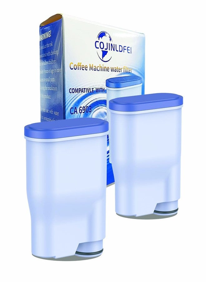 فلاتر ماكينة قهوة الإسبريسو COJINLDFEI متوافقة مع فلتر Philips AquaClean 3200/4300/1200/5400-CA6903/10/00/01/22/47 (عبوة من قطعتين) - Image 1