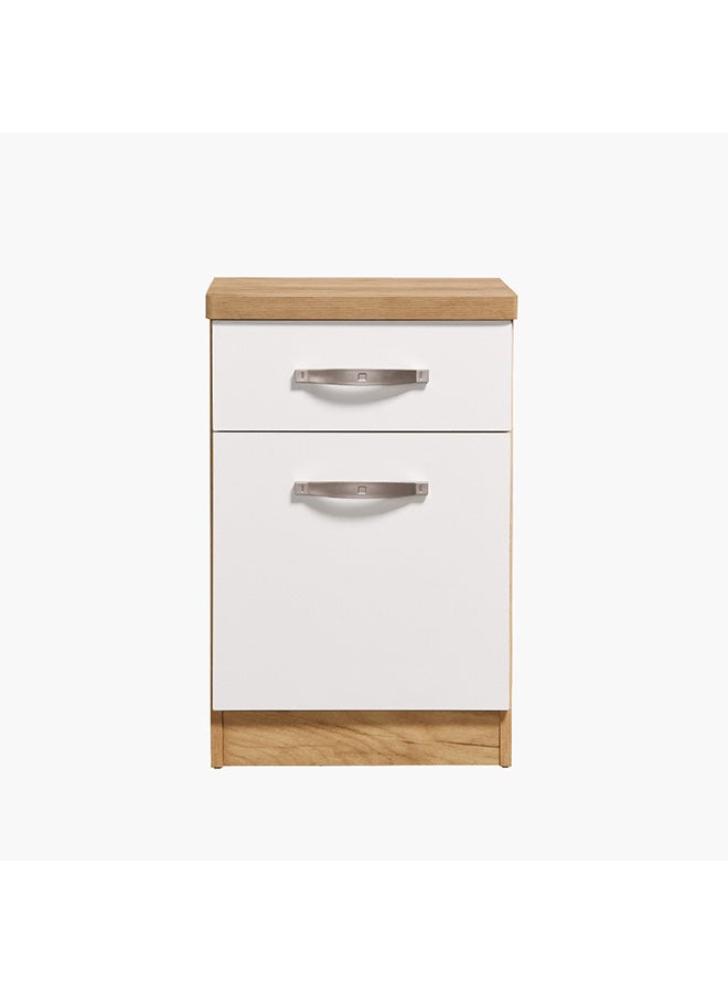 Home Box Juno 1-Door 1-Drawer Night Stand 41 x 60 x 39 cm  - Image 1