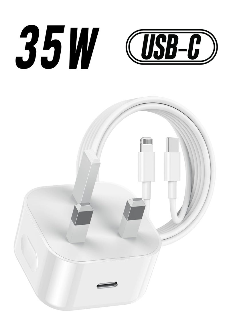 ELTRAZONE "35W Dual Port USB-C Fast Charger – Compact Travel Adapter with Safety Features" - Image 1