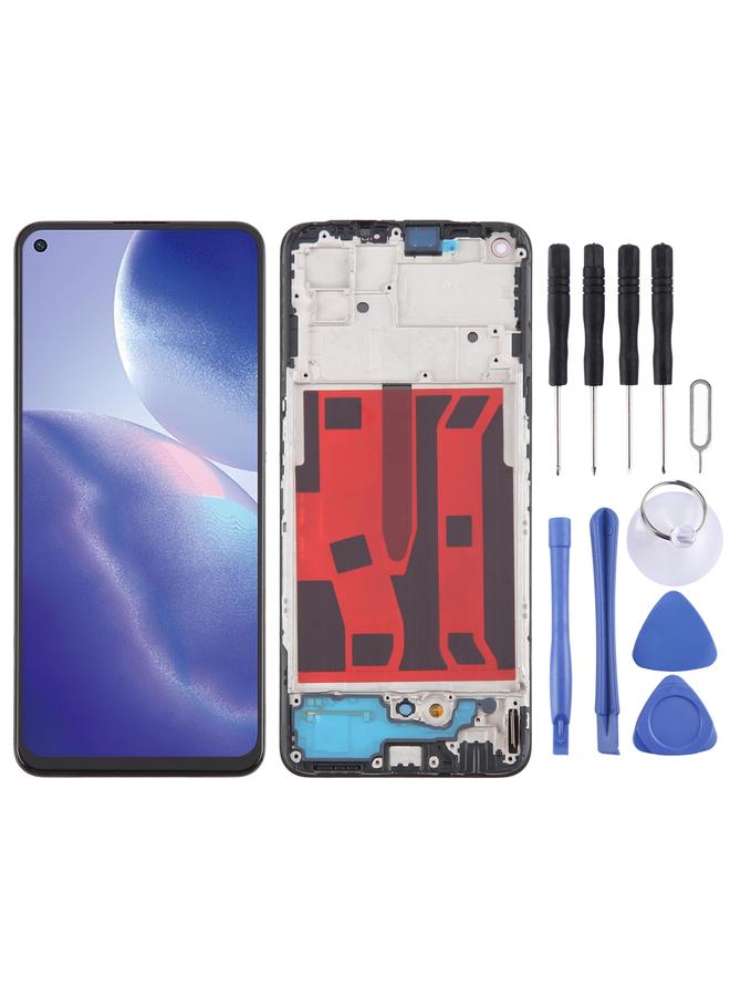 erorex Replacement For OPPO A95 4G OLED LCD Screen Digitizer Full Assembly with Frame - Image 1