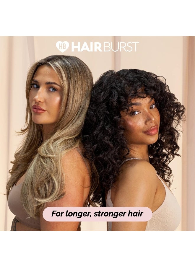 HAIR BURST - Chewable Hair Vitamins - Hair Growth Supplements For Both Men And Women - With Biotin - Anti Hair Loss - For Longer, Stronger, Thicker Looking Hair - 60 Gummies - 30 Day Supply - Image 1