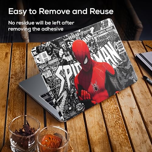 Inkykart Laptop Skin/Sticker/Cover Bubble-Free| Laminated| Removable| HD Quality Sticker for Laptops Upto 15.6 Inches Compatible with Hp/Dell/Acer/Lenovo/Asus etc. - Image 3