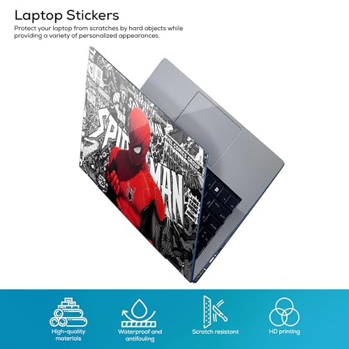 Inkykart Laptop Skin/Sticker/Cover Bubble-Free| Laminated| Removable| HD Quality Sticker for Laptops Upto 15.6 Inches Compatible with Hp/Dell/Acer/Lenovo/Asus etc. - Image 2