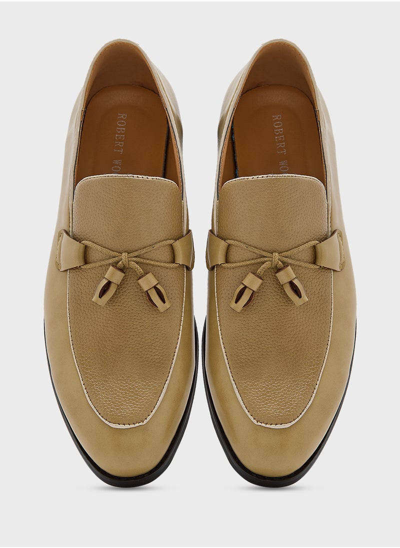 Robert Wood Tassel Detail Formal Loafer  - Image 4