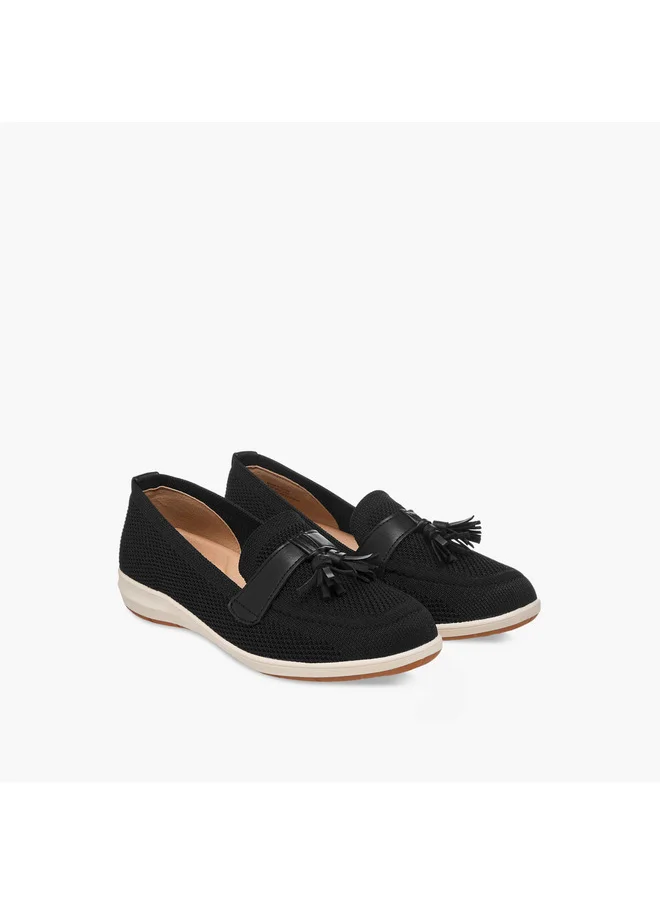فلورا بيلا من شو إكسبرس Women's Tassel Detail Slip-On Loafers