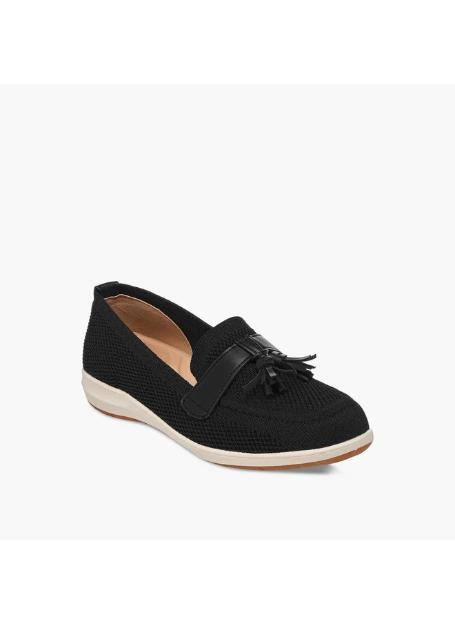 فلورا بيلا من شو إكسبرس Women's Tassel Detail Slip-On Loafers