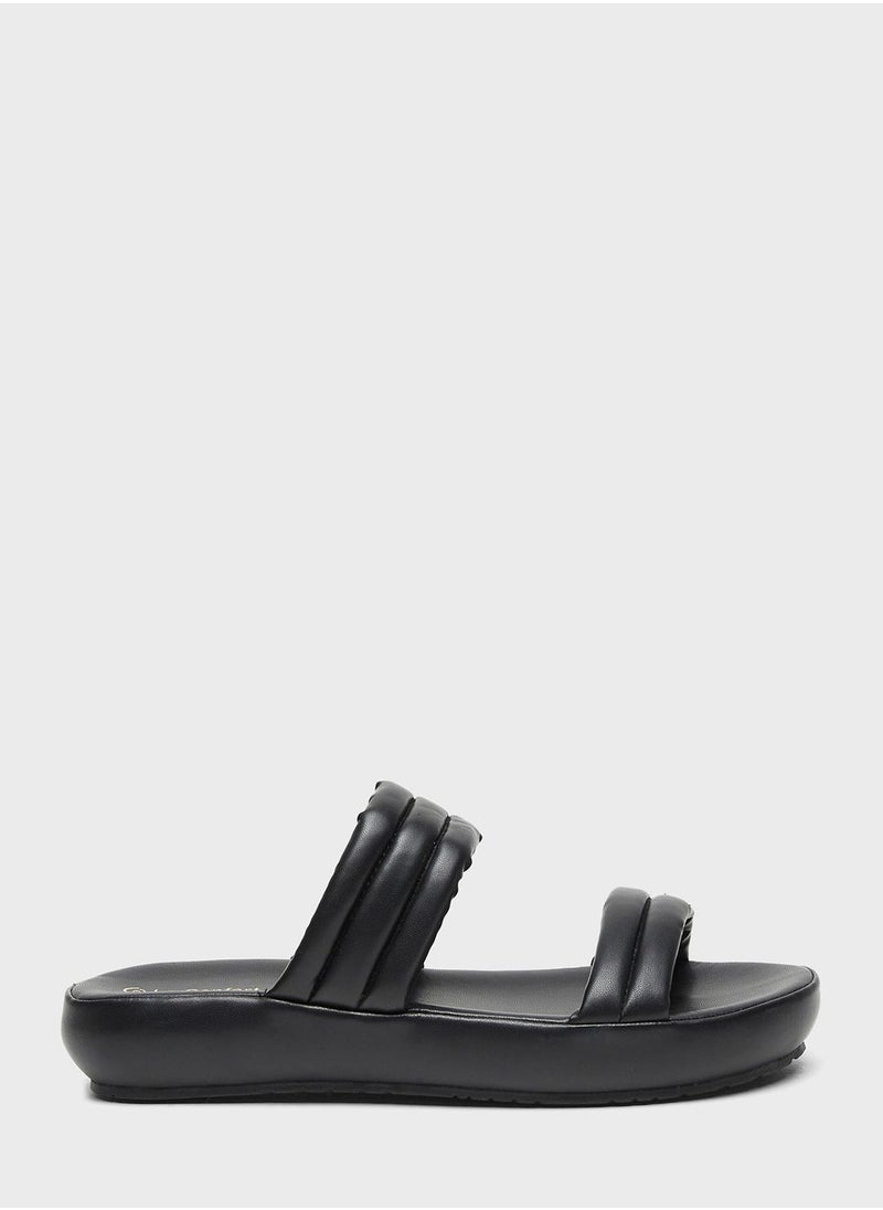 Le Confort - Double Strap Wedge Sandals - Image 1